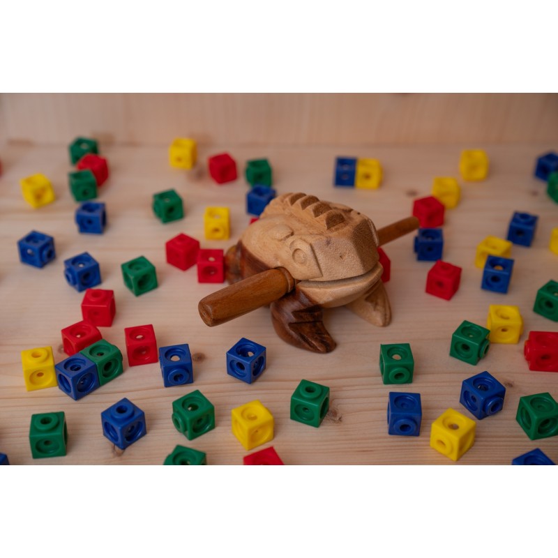 Nino Percussion NINO514NT - Guiro drewniana żaba - średnie - 3 - Guiro - Nino Percussion NINO514NT - Guiro drewniana żaba - śred