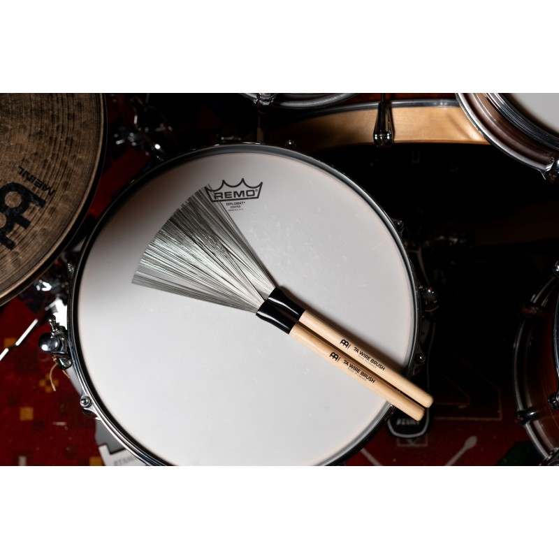Meinl Stick & Brush SB302 - Miotełki do cajonu 7A Fixed Wire - 3 - Pałki perkusyjne - Meinl Stick & Brush SB302 - Miotełki do ca