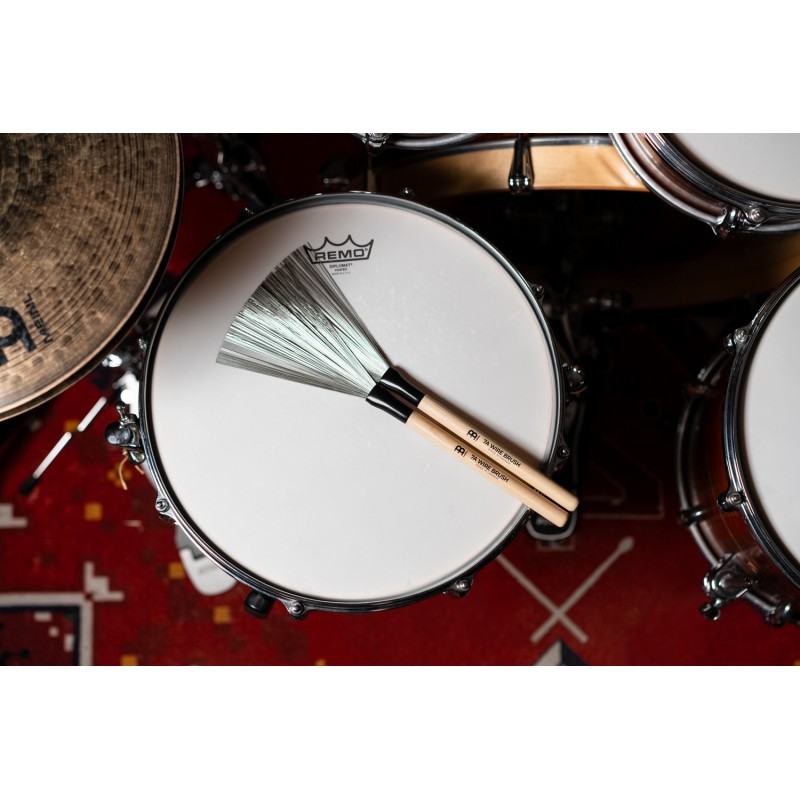 Meinl Stick & Brush SB302 - Miotełki do cajonu 7A Fixed Wire - 4 - Pałki perkusyjne - Meinl Stick & Brush SB302 - Miotełki do ca
