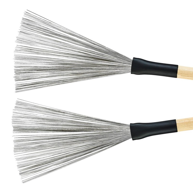 Meinl Stick & Brush SB302 - Miotełki do cajonu 7A Fixed Wire - 8 - Pałki perkusyjne - Meinl Stick & Brush SB302 - Miotełki do ca