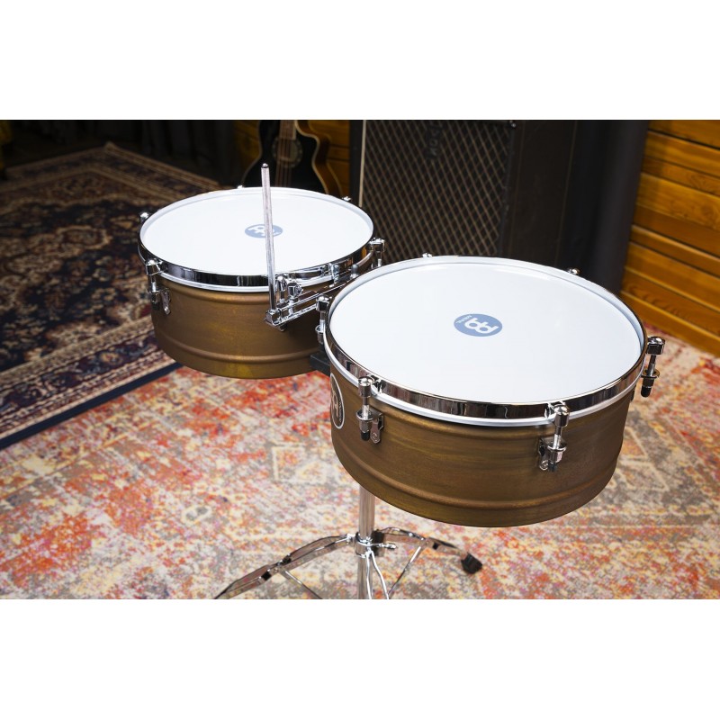 Meinl Percussion MTS1415RR-M - Timbales 14" + 15" Marathon - 3 - Bębny Timbales - Meinl Percussion MTS1415RR-M - Timbales 14" + 