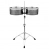 Meinl Percussion MTS1415BN - Timbales 14" + 15" Marathon - 1 - Bębny Timbales - Meinl Percussion MTS1415BN - Timbales 14" + 15" 