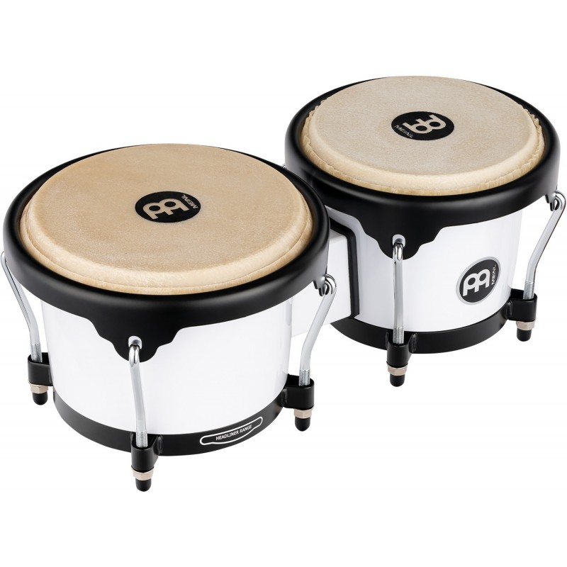 Meinl Percussion HB50WH - Bongosy 6 1/2" + 7 1/2" - 1 - Bongosy - Meinl Percussion HB50WH - Bongosy 6 1/2" + 7 1/2"