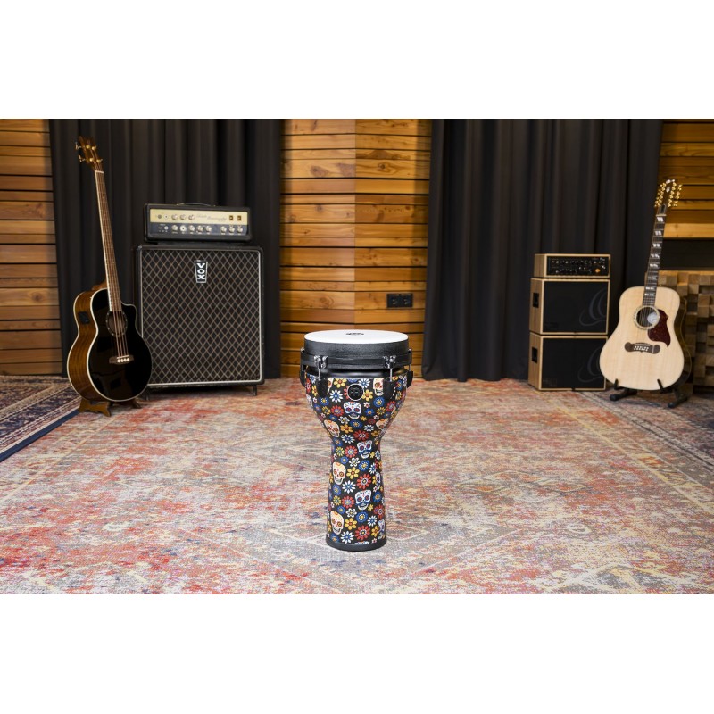 Meinl Percussion JD10DA - Djembe Jumbo 10" Day Of The Dead - 4 - Djembe - Meinl Percussion JD10DA - Djembe Jumbo 10" Day Of The 