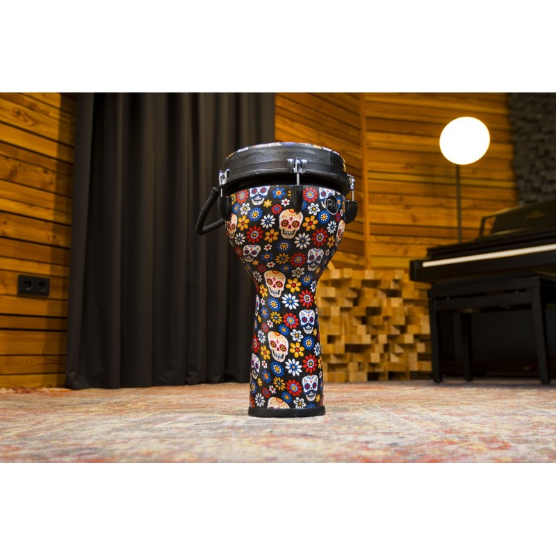 Meinl Percussion JD10DA-DH - Naciąg na Djembe 10" Day Of The Dead - 3 - Naciągi - Meinl Percussion JD10DA-DH - Naciąg na Djembe 