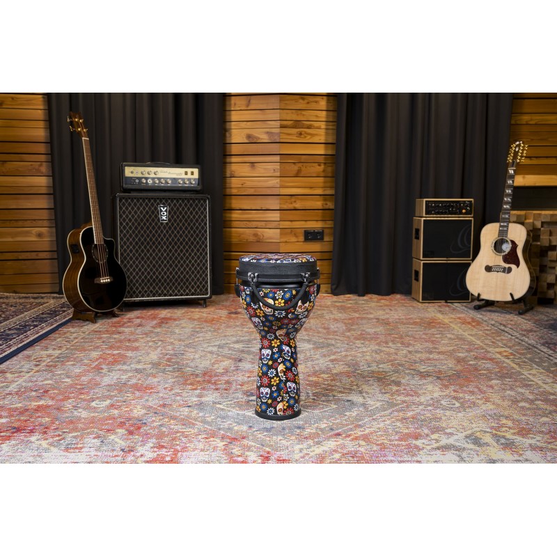 Meinl Percussion JD10DA-DH - Naciąg na Djembe 10" Day Of The Dead - 4 - Naciągi - Meinl Percussion JD10DA-DH - Naciąg na Djembe 