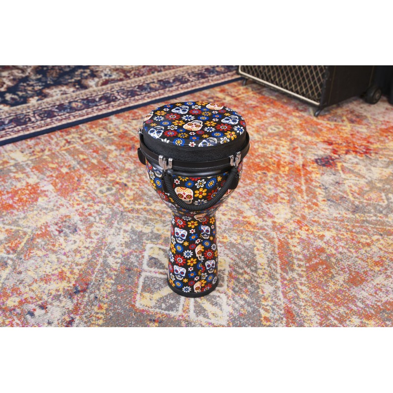 Meinl Percussion JD10DA-DH - Naciąg na Djembe 10" Day Of The Dead - 7 - Naciągi - Meinl Percussion JD10DA-DH - Naciąg na Djembe 