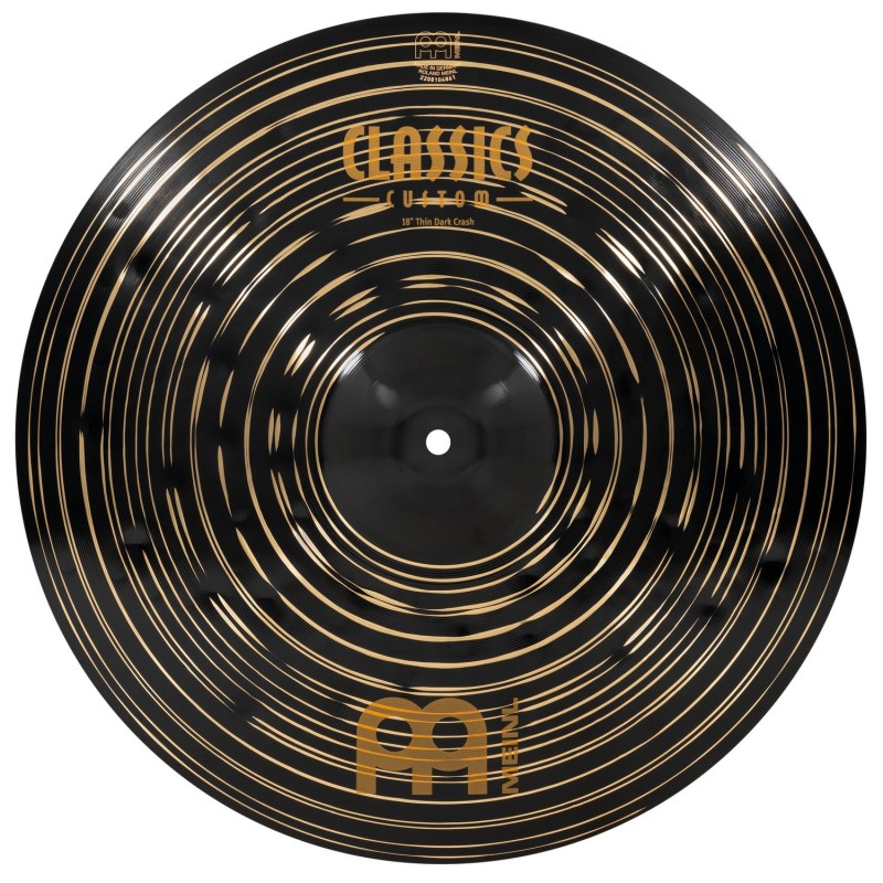 Meinl Cymbals CC18TDAC - Talerz perkusyjny typu Crash 18" Classics Custom Dark Thin - 1 - Crash - Meinl Cymbals CC18TDAC - Taler