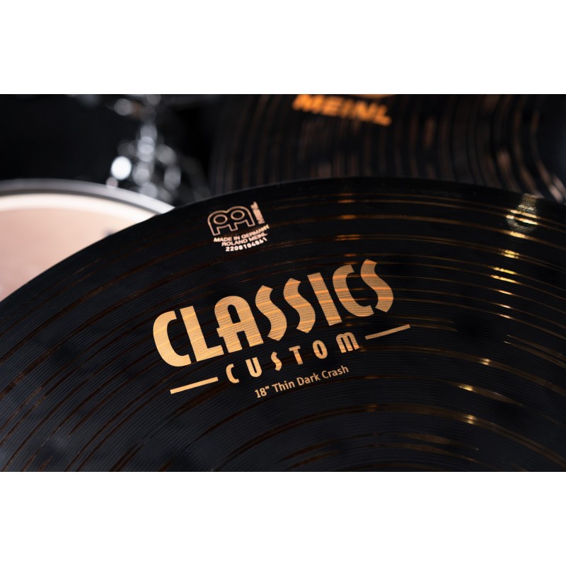Meinl Cymbals CC18TDAC - Talerz perkusyjny typu Crash 18" Classics Custom Dark Thin - 2 - Crash - Meinl Cymbals CC18TDAC - Taler