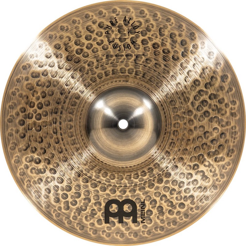 Meinl Cymbals PAC14MTH - Talerz perkusyjny typu Hi-hat 14" Pure Alloy Custom - 8 - Hi-hat - Meinl Cymbals PAC14MTH - Talerz perk