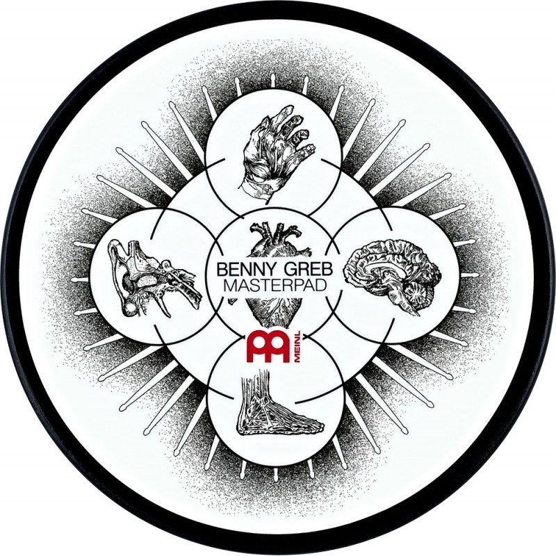 Meinl Cymbals MPP-6-BG - Pad perkusyjny ćwiczeniowy 6" Benny Greb - 1 - Pady perkusyjne - Meinl Cymbals MPP-6-BG - Pad perkusyjn