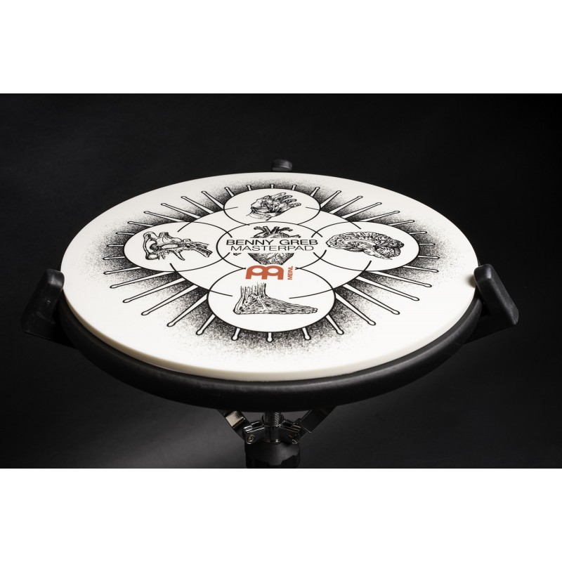 Meinl Cymbals MPP-12-BG - Pad perkusyjny ćwiczeniowy 12" Benny Greb Masterpad - 6 - Pady perkusyjne - Meinl Cymbals MPP-12-BG - 