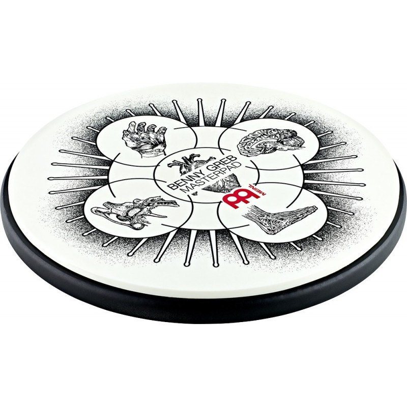 Meinl Cymbals MPP-12-BG - Pad perkusyjny ćwiczeniowy 12" Benny Greb Masterpad - 8 - Pady perkusyjne - Meinl Cymbals MPP-12-BG - 