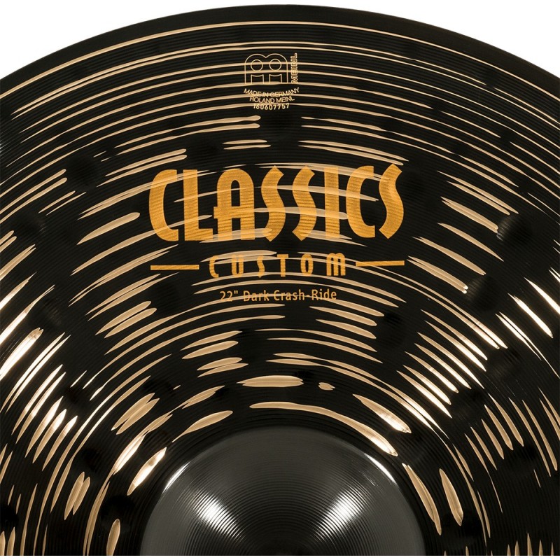 Meinl Cymbals CC22DACR - Talerz perkusyjny typu Crash/Ride 22" Classics Custom Dark - 6 - Crash - Meinl Cymbals CC22DACR - Taler