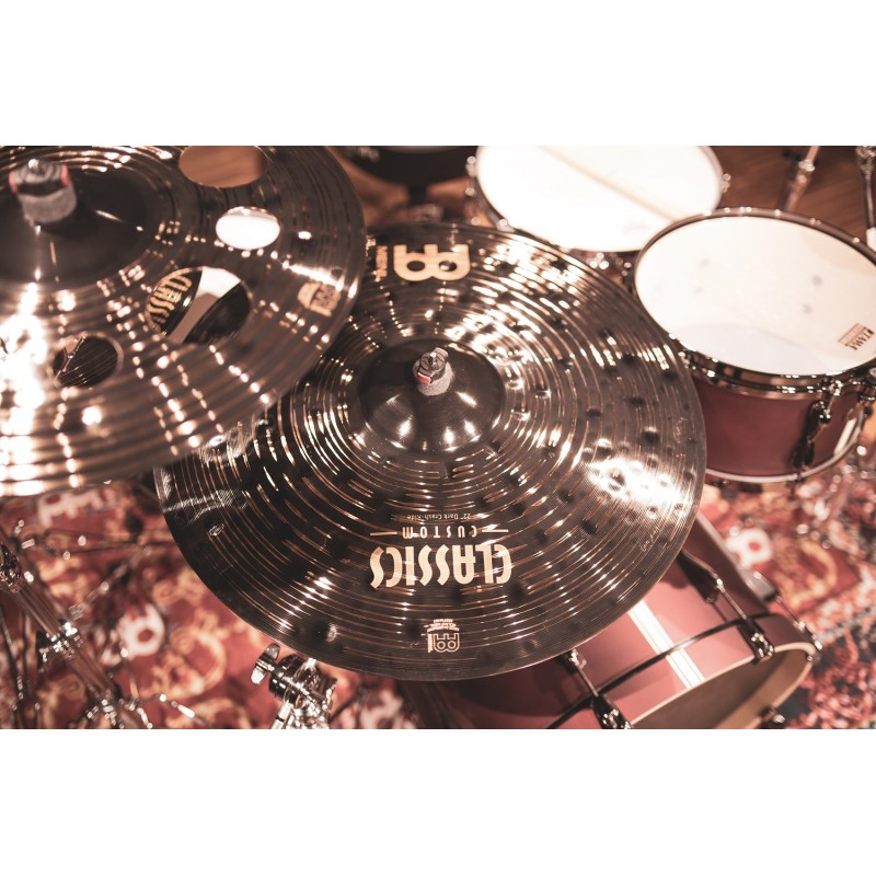 Meinl Cymbals CC22DACR - Talerz perkusyjny typu Crash/Ride 22" Classics Custom Dark - 7 - Crash - Meinl Cymbals CC22DACR - Taler