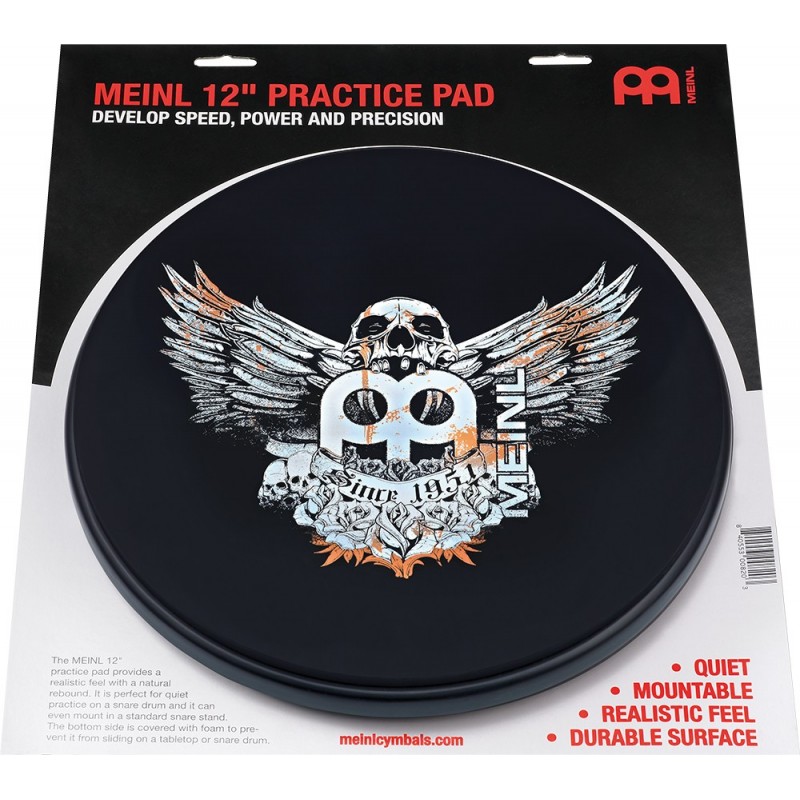 Meinl Cymbals MPP-12-JB - Pad perkusyjny ćwiczeniowy 12" Jawbreaker - 9 - Pady perkusyjne - Meinl Cymbals MPP-12-JB - Pad perkus