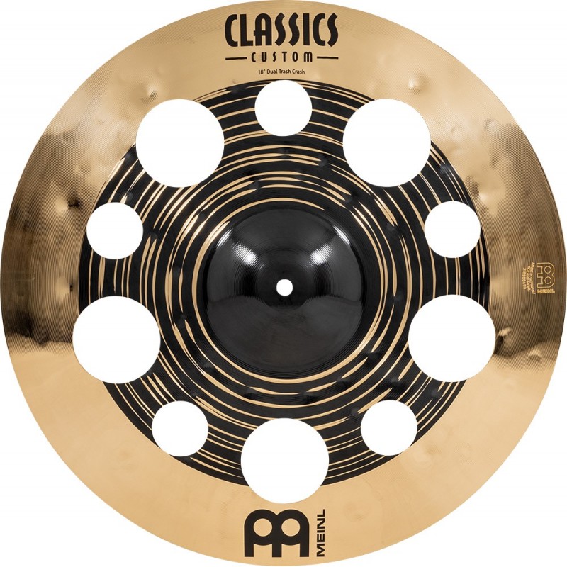 Meinl Cymbals CC18DUTRC - Talerz perkusyjny typu Crash 18" Classics Custom Dual Trash - 1 - Crash - Meinl Cymbals CC18DUTRC - Ta