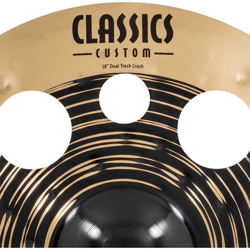 Meinl Cymbals CC18DUTRC - Talerz perkusyjny typu Crash 18" Classics Custom Dual Trash - 6 - Crash - Meinl Cymbals CC18DUTRC - Ta