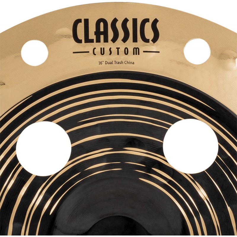 Meinl Cymbals CC16DUTRCH - Talerz perkusyjny typu China 16" Classics Custom Dual Trash - 2 - China - Meinl Cymbals CC16DUTRCH - 
