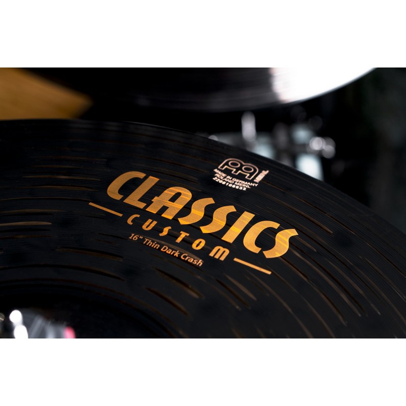 Meinl Cymbals CC16TDAC - Talerz perkusyjny typu Crash 16" Classics Custom Dark Thin - 2 - Crash - Meinl Cymbals CC16TDAC - Taler