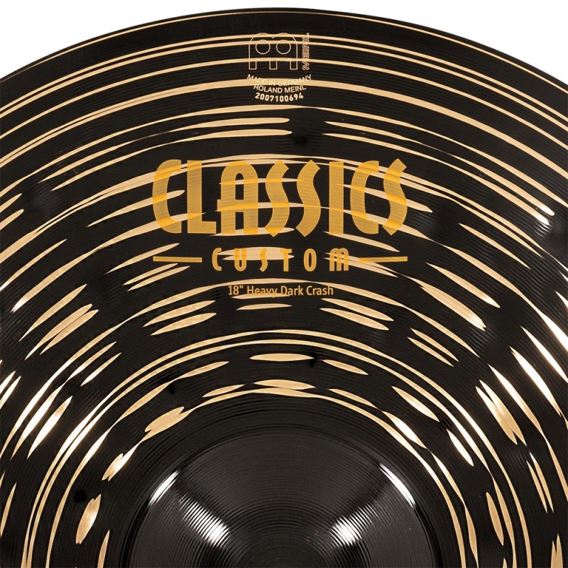Meinl Cymbals CC18HDAC - Talerz perkusyjny typu Crash 18" Classics Custom Dark Heavy - 6 - Crash - Meinl Cymbals CC18HDAC - Tale