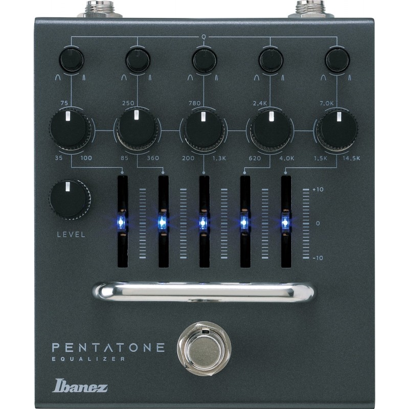 Ibanez PTEQ - Korektor parametryczny Pentatone 5-pasmowy - 1 - Korektory, Equalizery - Ibanez PTEQ - Korektor parametryczny Pent
