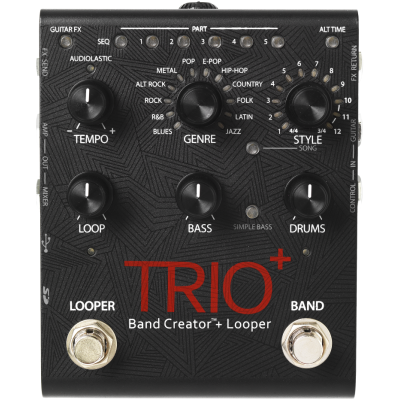 DigiTech Trio+ Band Creator - efekt gitarowy Pitch Shifter - 3