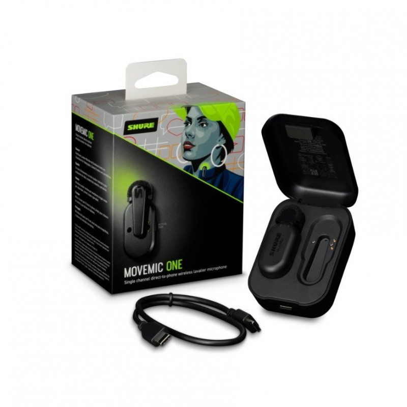 Shure MV-ONE-Z6 MoveMic One - bezprzewodowy mikrofon lavalier - 1
