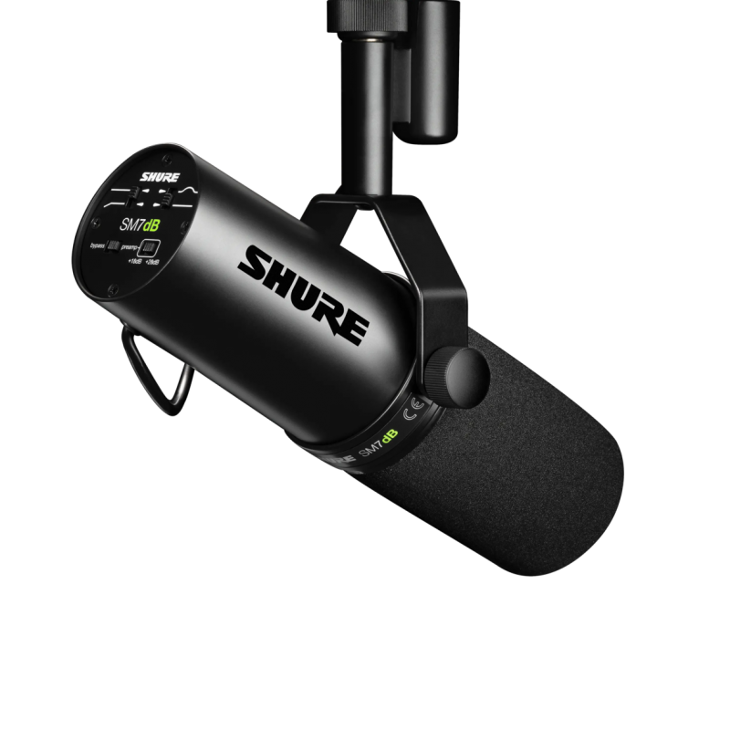Shure SM7dB - Dynamiczny mikrofon wokalny z wbudowanym przedwzmacniaczem - 4
