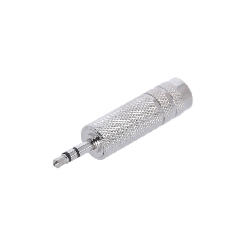 Adam Hall Connectors 4 STAR A JF3 MM3 METAL - Adapter Jack 6,3 mm TRS na Jack 3,5 mm TRS