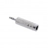 Adam Hall Connectors 4 STAR A JF3 MM3 METAL - Adapter Jack 6,3 mm TRS na Jack 3,5 mm TRS