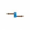 Adam Hall Connectors 4 STAR A JM2 JM2 G BLU LINE - Adapter linii Jack 6,3 mm TS x Jack 6,3 mm TS