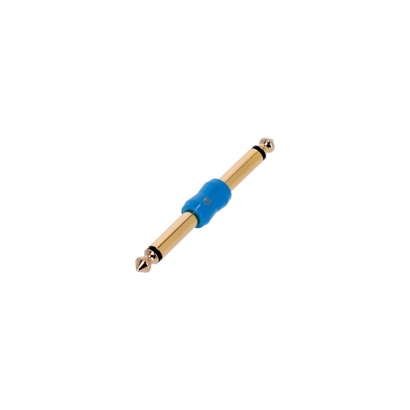 Adam Hall Connectors 4 STAR A JM2 JM2 S G BLU LINE - Adapter liniowy Jack 6,3 mm TS x Jack 6,3 mm TS