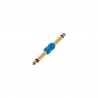 Adam Hall Connectors 4 STAR A JM2 JM2 S G BLU LINE - Adapter liniowy Jack 6,3 mm TS x Jack 6,3 mm TS