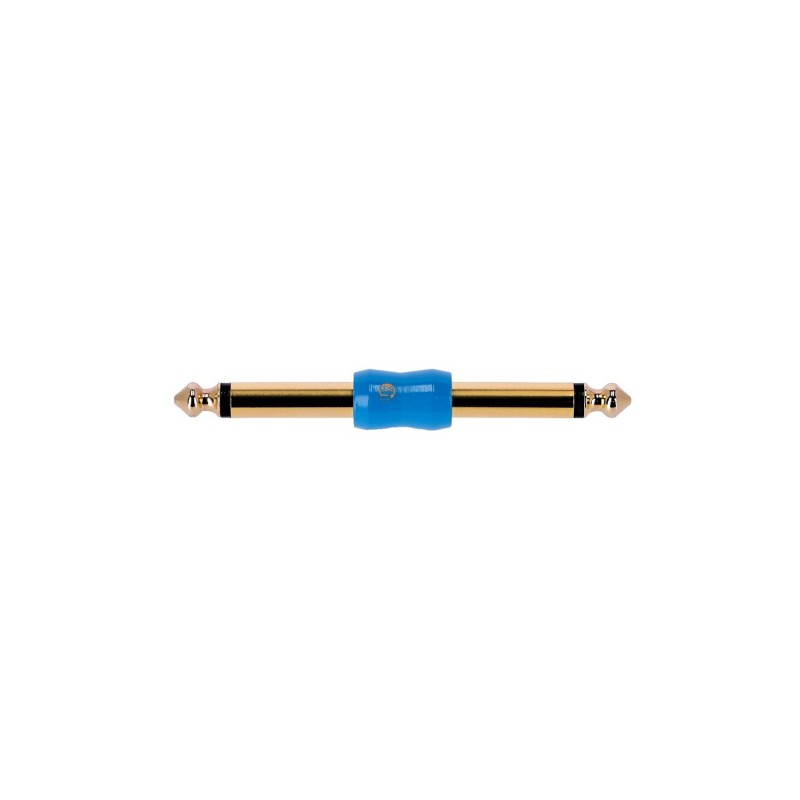 Adam Hall Connectors 4 STAR A JM2 JM2 S G BLU LINE - Adapter liniowy Jack 6,3 mm TS x Jack 6,3 mm TS