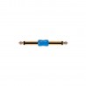 Adam Hall Connectors 4 STAR A JM2 JM2 S G BLU LINE - Adapter liniowy Jack 6,3 mm TS x Jack 6,3 mm TS