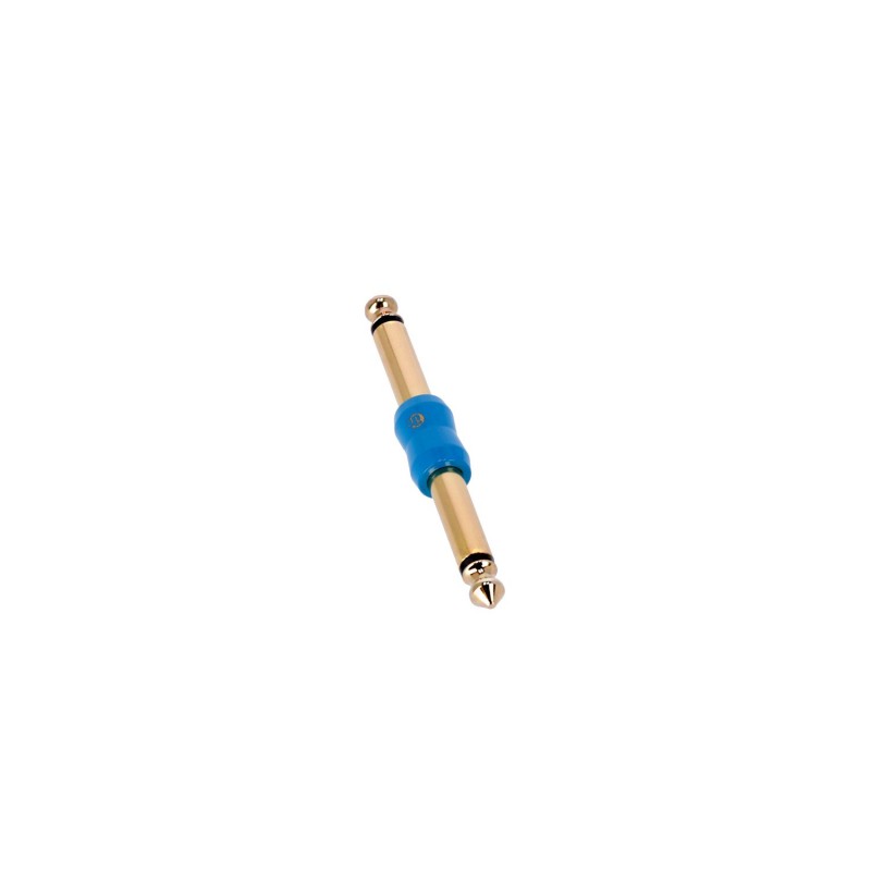 Adam Hall Connectors 4 STAR A JM2 JM2 S G BLU LINE - Adapter liniowy Jack 6,3 mm TS x Jack 6,3 mm TS