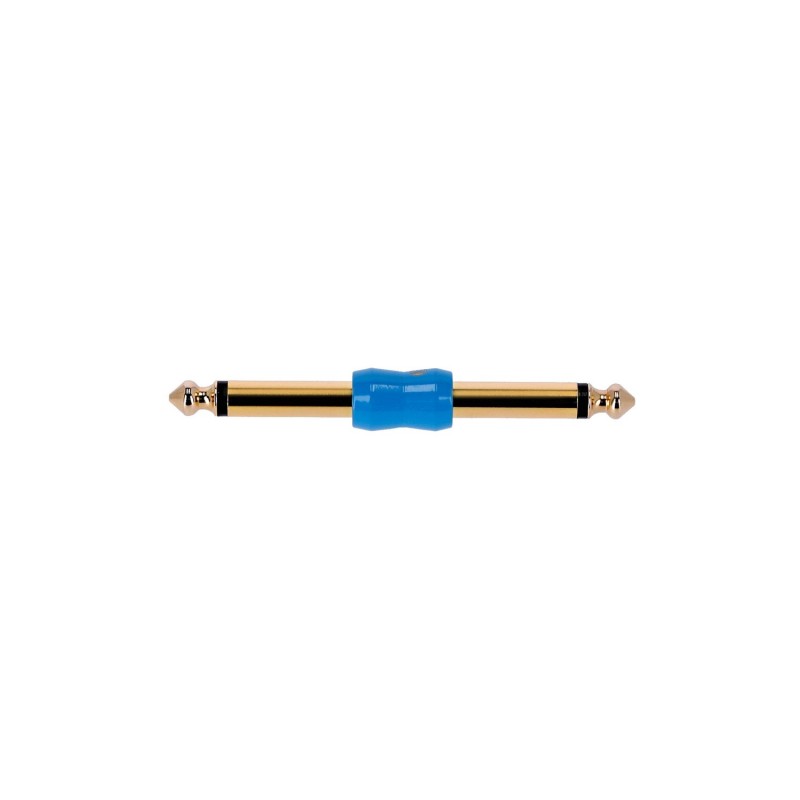 Adam Hall Connectors 4 STAR A JM2 JM2 S G BLU LINE - Adapter liniowy Jack 6,3 mm TS x Jack 6,3 mm TS