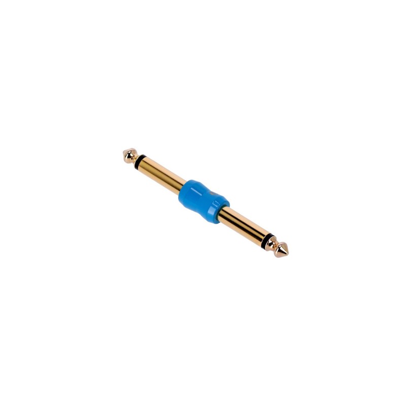 Adam Hall Connectors 4 STAR A JM2 JM2 S G BLU LINE - Adapter liniowy Jack 6,3 mm TS x Jack 6,3 mm TS