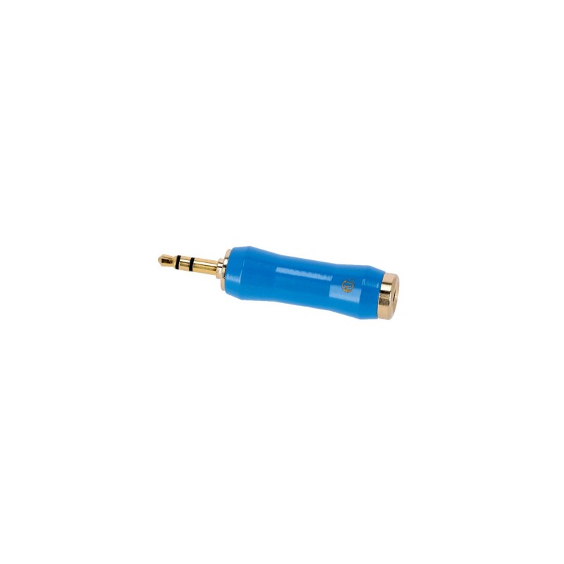 Adam Hall Connectors 4 STAR A JF3 MM3 G BLU LINE - Adapter liniowy Jack F TRS x minijack TRS