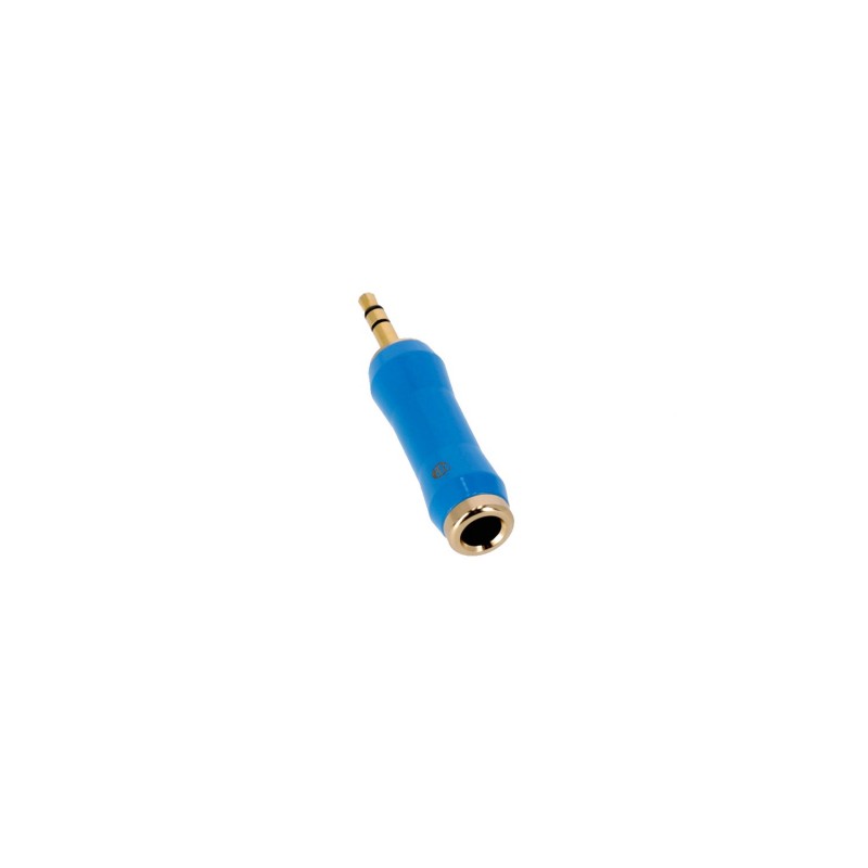 Adam Hall Connectors 4 STAR A JF3 MM3 G BLU LINE - Adapter liniowy Jack F TRS x minijack TRS