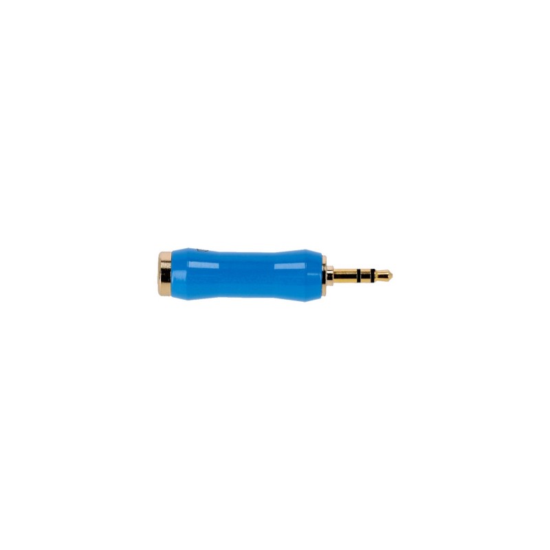Adam Hall Connectors 4 STAR A JF3 MM3 G BLU LINE - Adapter liniowy Jack F TRS x minijack TRS