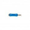 Adam Hall Connectors 4 STAR A JF3 MM3 G BLU LINE - Adapter liniowy Jack F TRS x minijack TRS