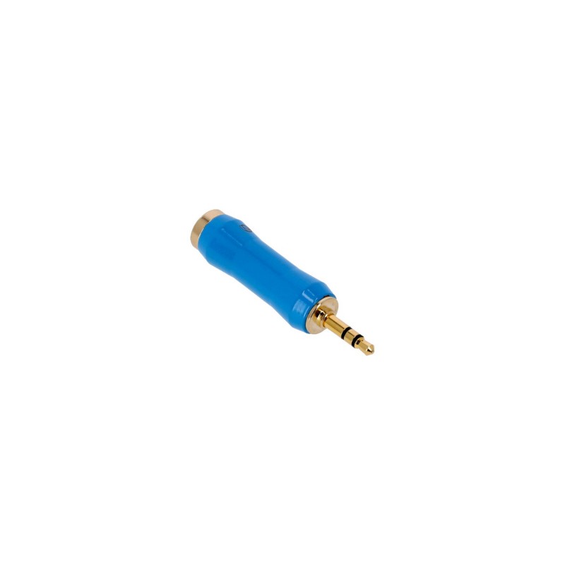 Adam Hall Connectors 4 STAR A JF3 MM3 G BLU LINE - Adapter liniowy Jack F TRS x minijack TRS