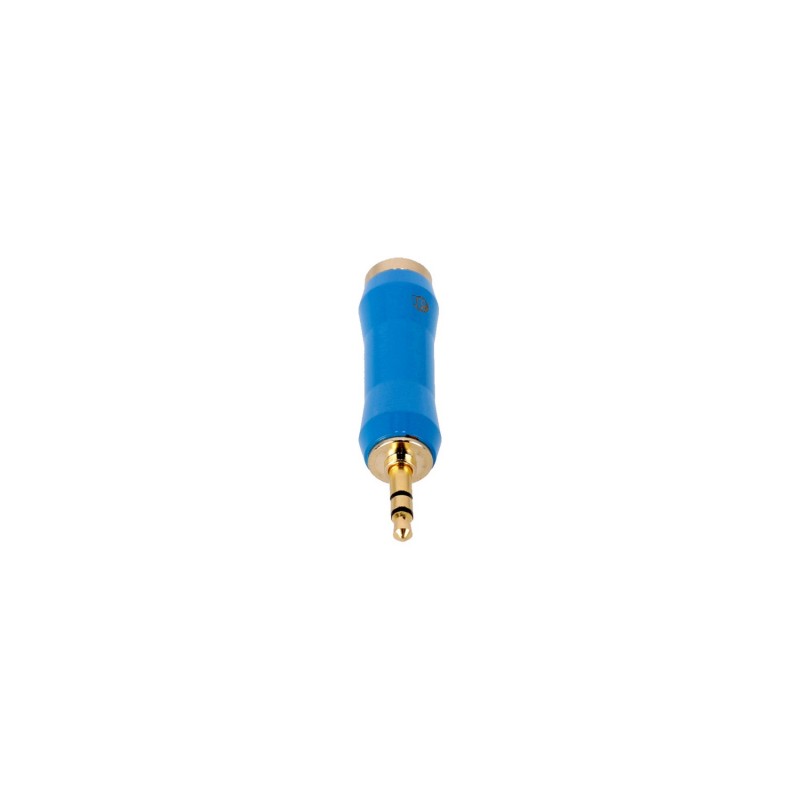 Adam Hall Connectors 4 STAR A JF3 MM3 G BLU LINE - Adapter liniowy Jack F TRS x minijack TRS
