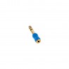 Adam Hall Connectors 4 STAR A MF3 JM3 G BLU LINE - Adapter liniowy mini Jack F 3,5 mm TRS x Jack 6,3 mm TRS