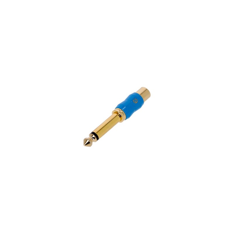 Adam Hall Connectors 4 STAR A RF2 JM2 G BLU LINE - Adapter liniowy RCA F x Jack TS