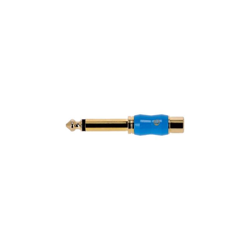 Adam Hall Connectors 4 STAR A RF2 JM2 G BLU LINE - Adapter liniowy RCA F x Jack TS