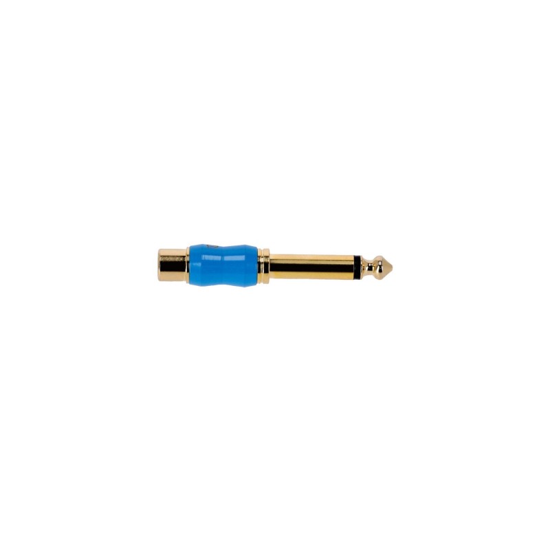Adam Hall Connectors 4 STAR A RF2 JM2 G BLU LINE - Adapter liniowy RCA F x Jack TS