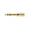Adam Hall Connectors 4 STAR A MF3 JM3 GOLD - Adapter mini Jack F stereo na Jack 6,3 mm M stereo